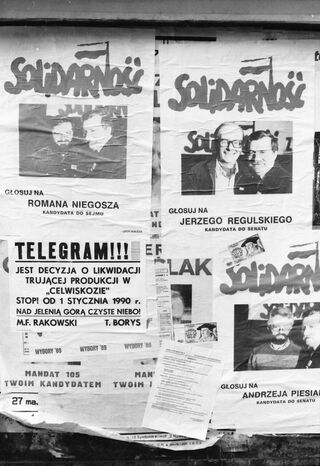 Solidarita, zdroj:  Zdjęcia z zasobu Książnicy Karkonoskiej, Andrzej Szpak